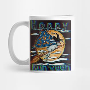 Hoppy Bun’ween Rabbit Witch Mug